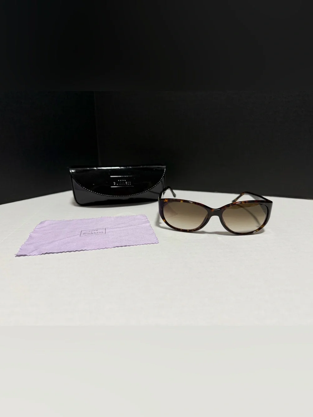 LuluGuinness Women's Tortoiseshell Cat-Eye Sunglasses with Brown Gradient Lenses